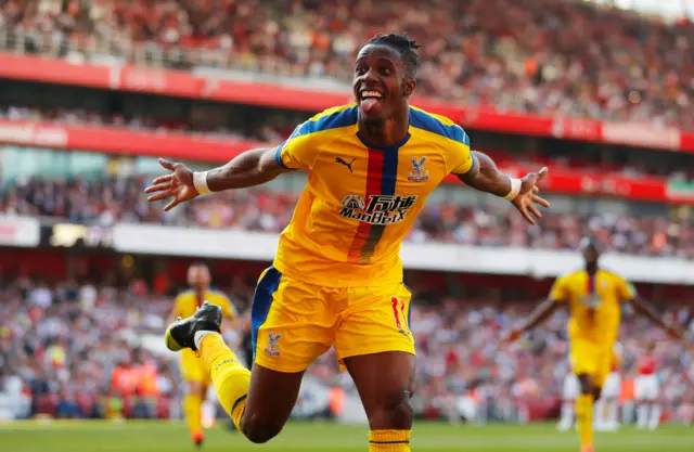 Zaha celebrates