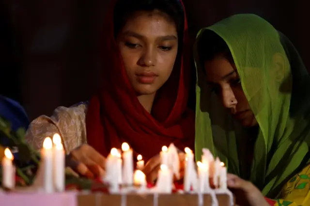 vigil in Peshawar