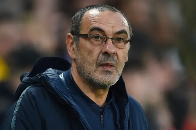 Chelsea manager Maurizio Sarri