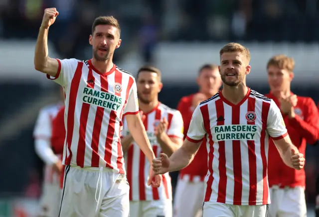 Sheffield United celebrate