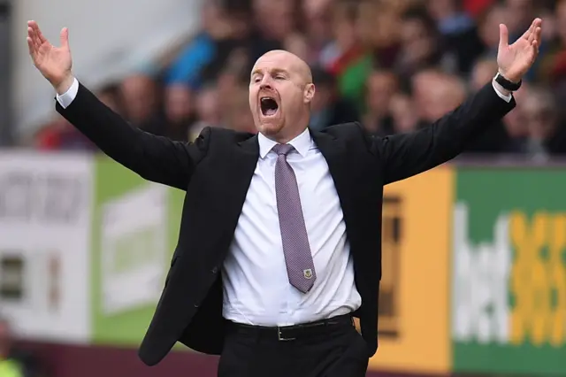 Burnley boss Sean Dyche