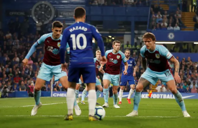 Burnley players focus on stopping Eden Hazard