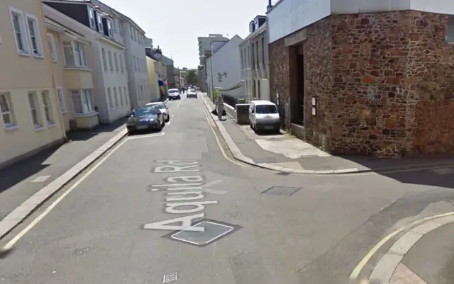 Corner of Aquila Road and Clare Street in St Helier