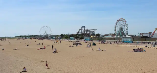 Skegness beach