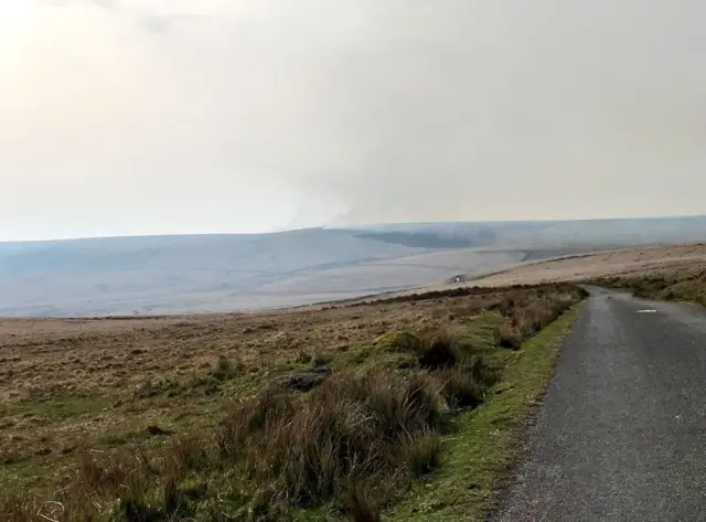 moorland fire