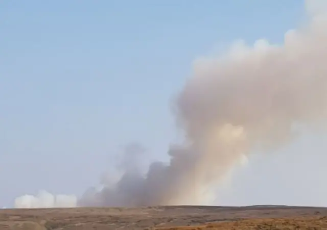 Marsden Moor fire