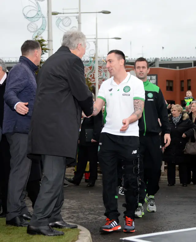 Billy McNeill and Scott Brown