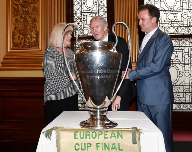 Billy McNeill at the 50th anniversary of Celtic's European Cup victory