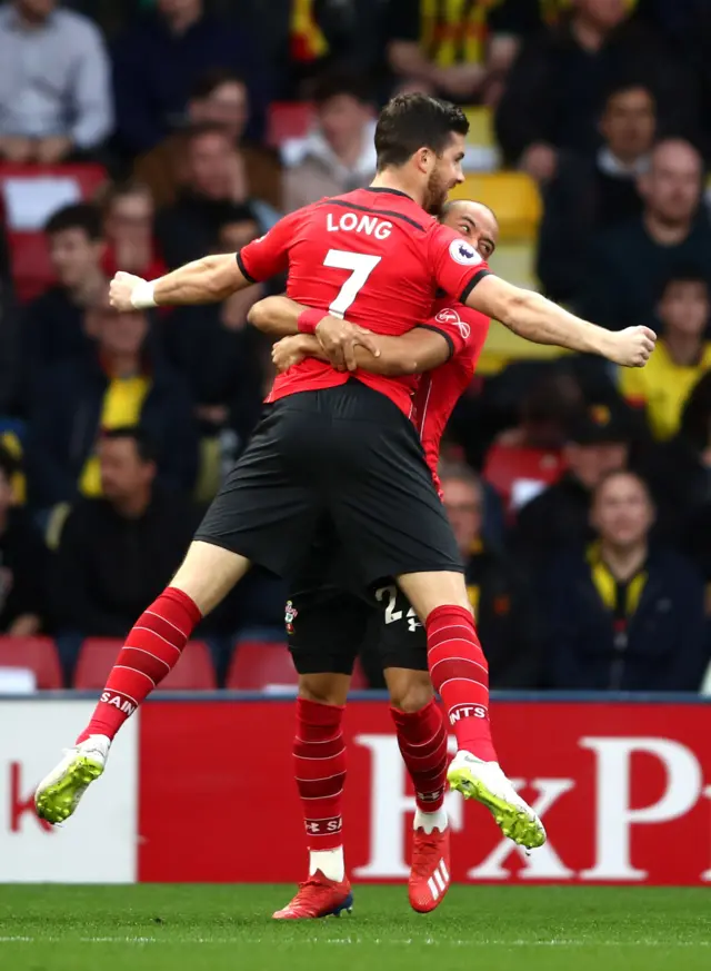 Shane Long scores for Southampton