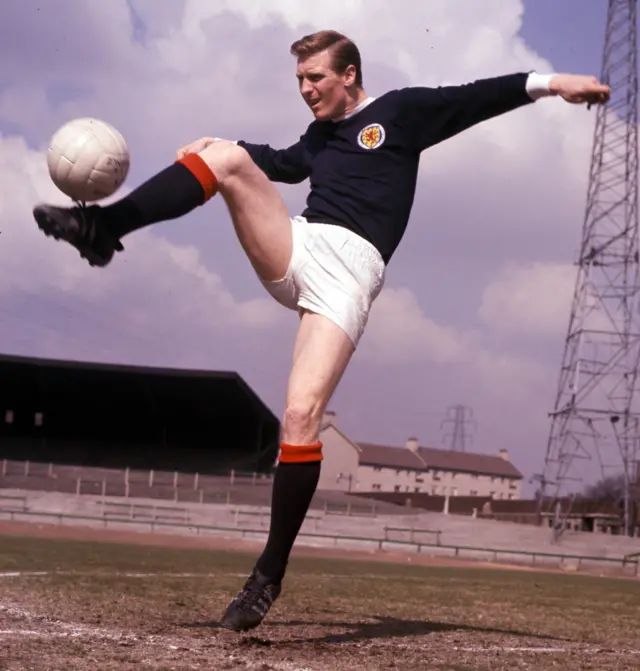 Billy McNeill in Scotland colours