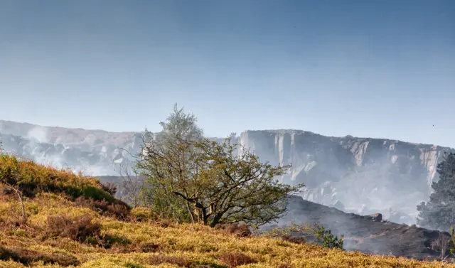 Ilkley Moor fire