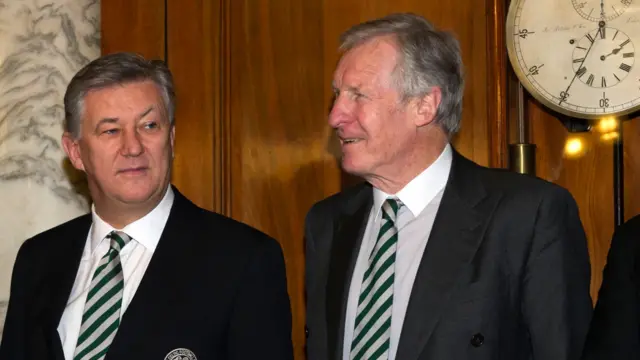 Peter Lawwell and Billy McNeill