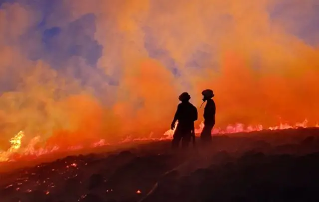 Marsden Moor fire