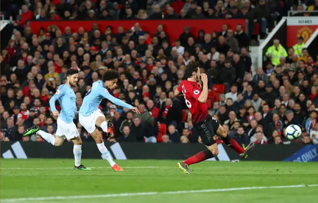 Sane doubles Man City's lead