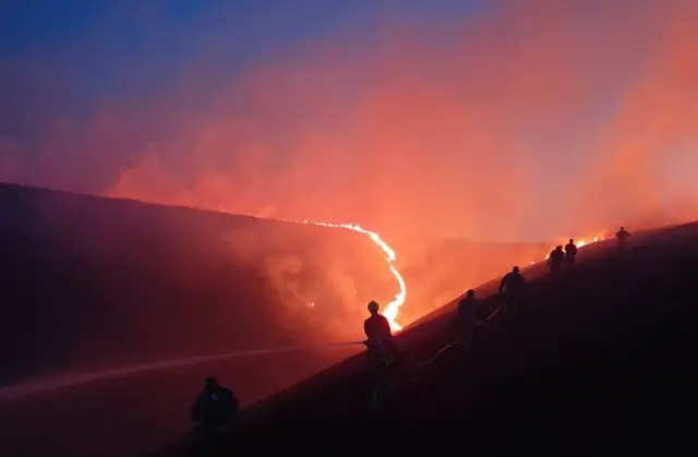 Marsden Moor fire