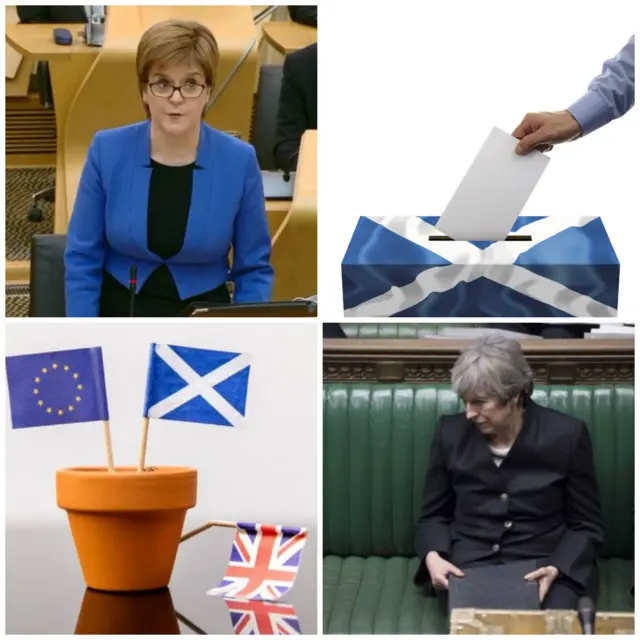 Nicola Sturgeon and Theresa May