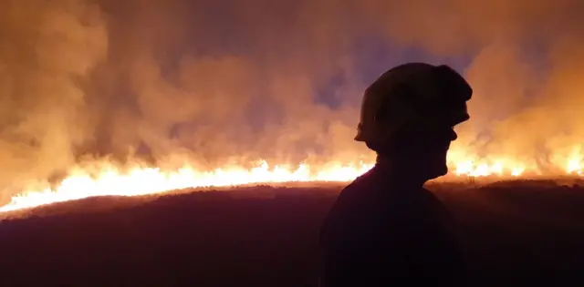 Marsden Moor fire