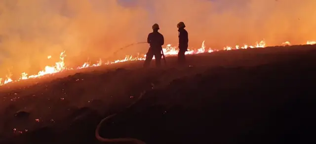 Marsden Moor fire