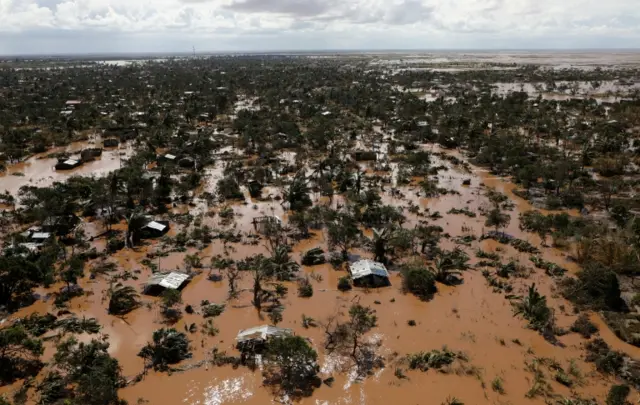 Beira submerged