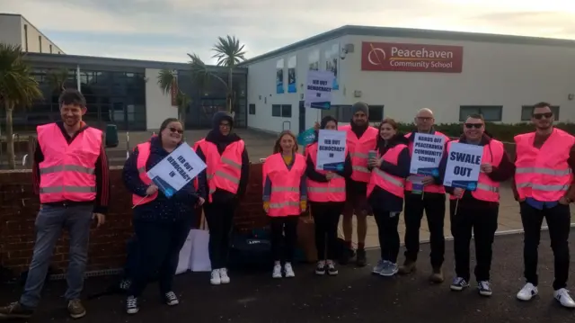 Strike at Peacehaven Community School