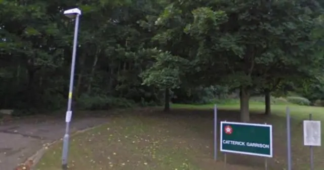 Catterick camp entrance