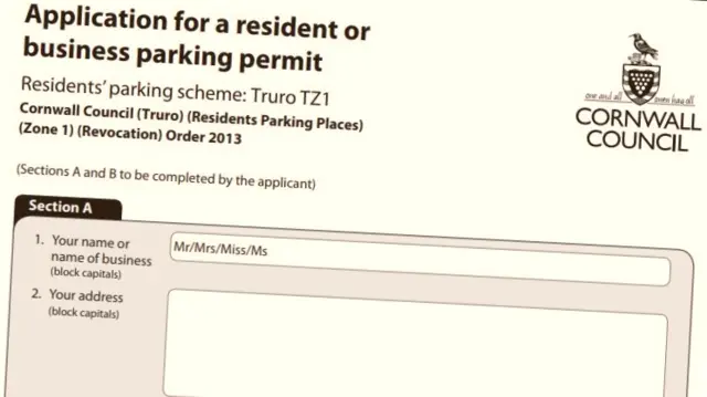 Parking permits