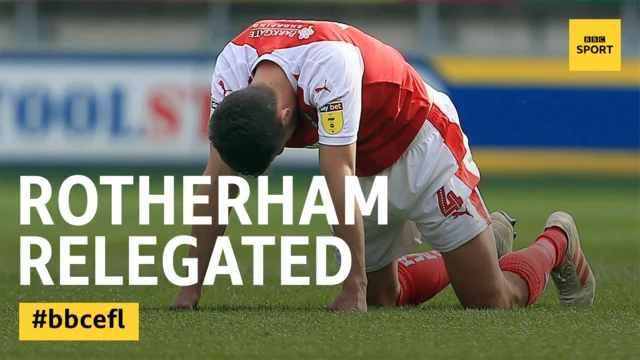 Rotherham relegated