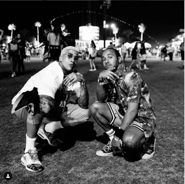 Lewis Hamilton at Coachella