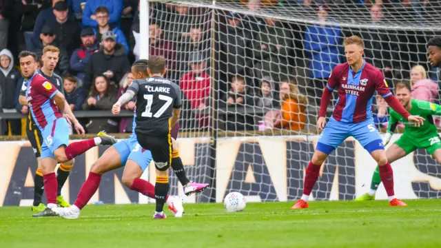 Billy Clarke scores for Bradford