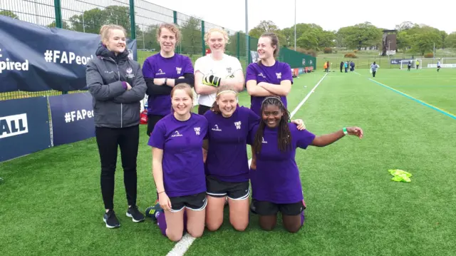 TBC FC aka Loughborough University's hockey girls