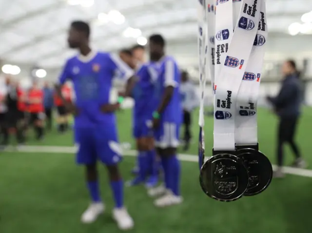 FA People's Cup medals