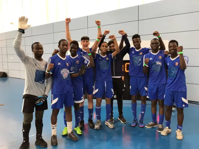 Boubacar at the FA People's Cup finals