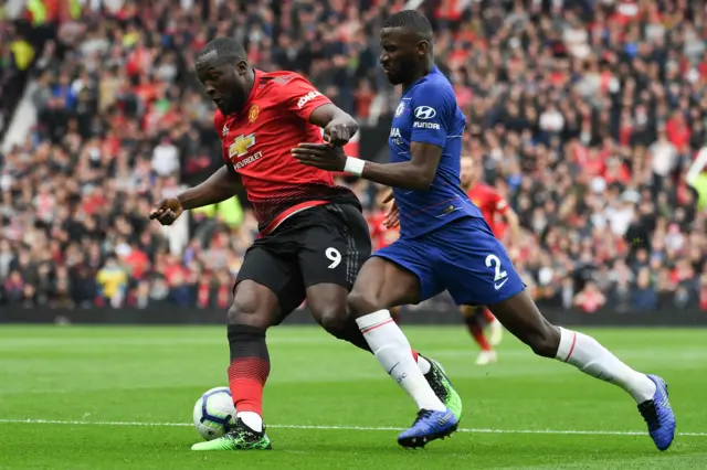 Romelu Lukaku and Antonio Rudiger