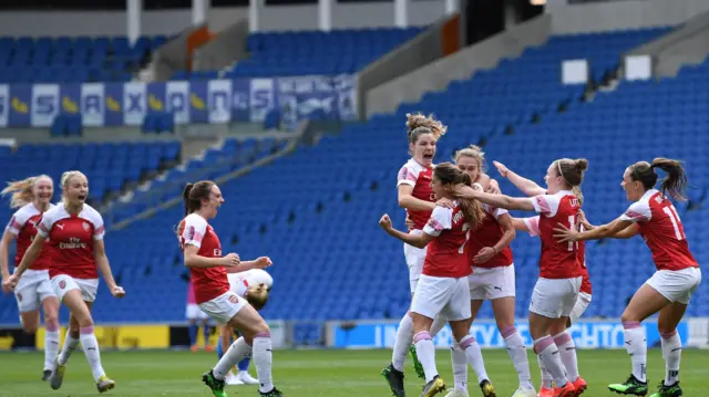 Arsenal celebrate