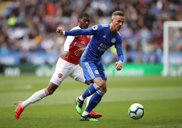 James Maddison and Ainsley Maitland-Niles