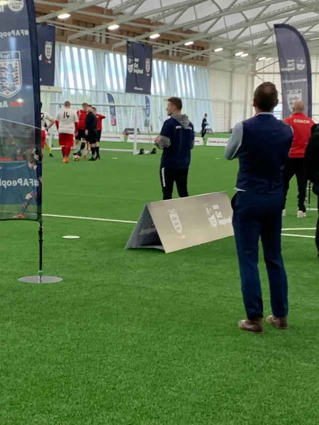 Not Gareth Southgate at FA People's Cup finals