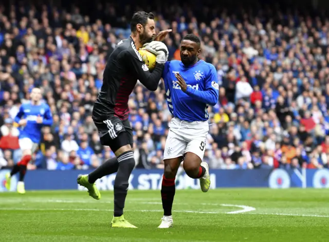 Joe Lewis and Jermain Defoe