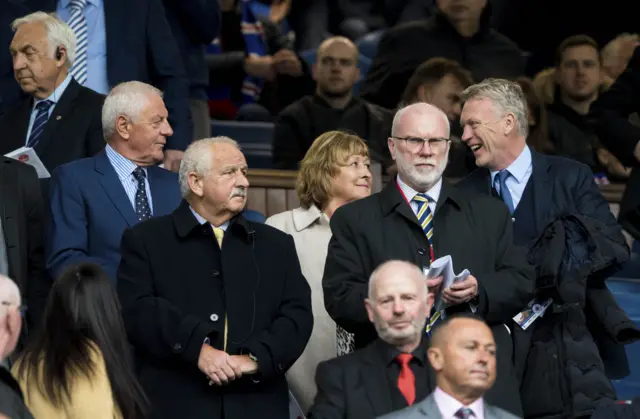 Walter Smith (left) and David Moyes