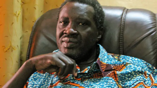 Alfred Taban in his office in Khartoum, Sudan - March 2010