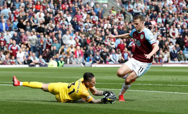 Chris Wood and Ederson