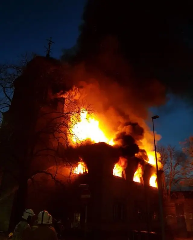 Fire at The Bureau Centre for the Arts