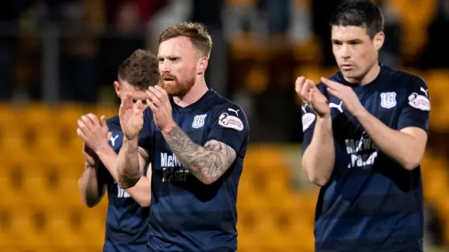 Dundee had more than 1,000 fans backing them at McDiarmid Park