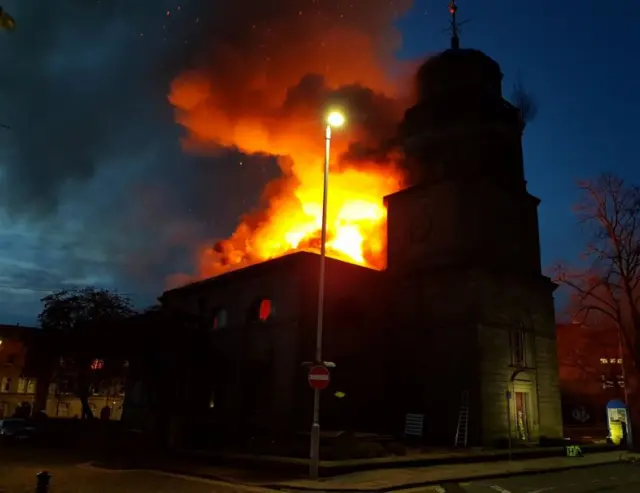 Fire at church building in Blackburn