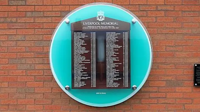 Liverpool's Hillsborough memorial