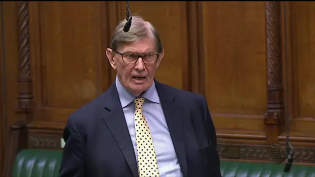 Sir Bill Cash speaking in the Commons