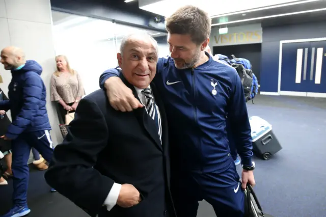 Mauricio Pochettino and Ossie Ardilles