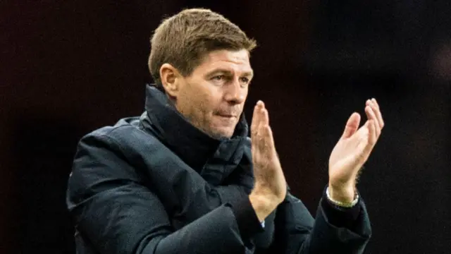 Rangers manager Steven Gerrard