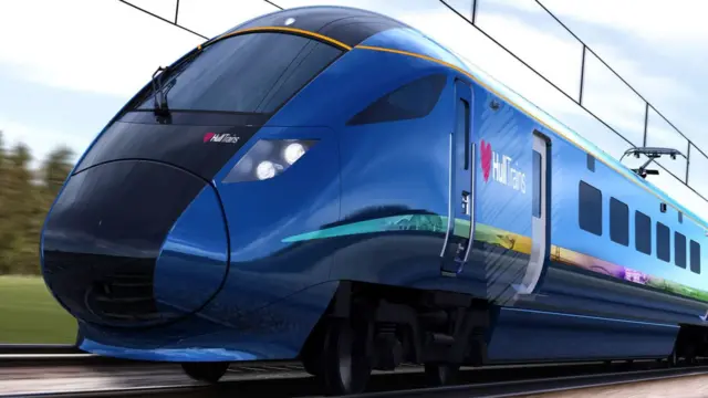 Artist impression of the new trains