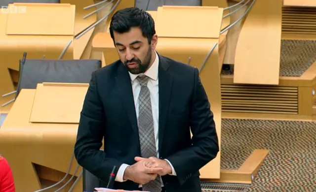 Justice Secretary Humza Yousaf