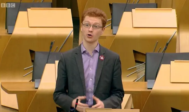 Green MSP Ross Greer